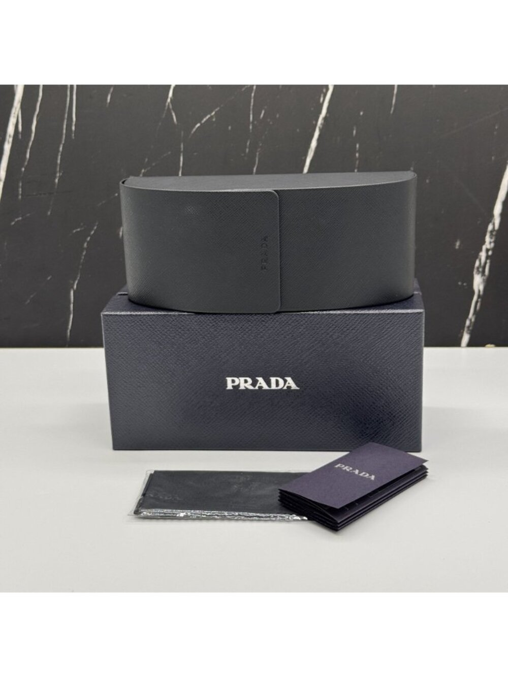 NEW PRADA PR25ZS 2AU0B0 SUNGLASSES PR 25ZS 2AU0B0 SQUARE HAVANA MEN SPR 25Z - Picture 10 of 10
